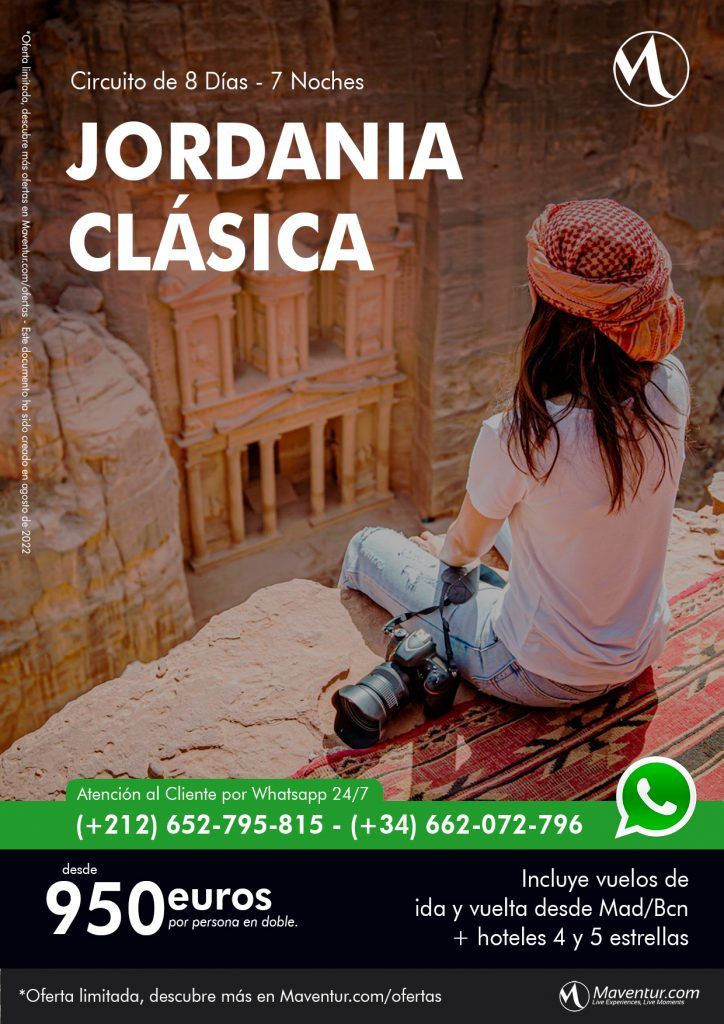 Jordania Clasica 8 dias maventur travel