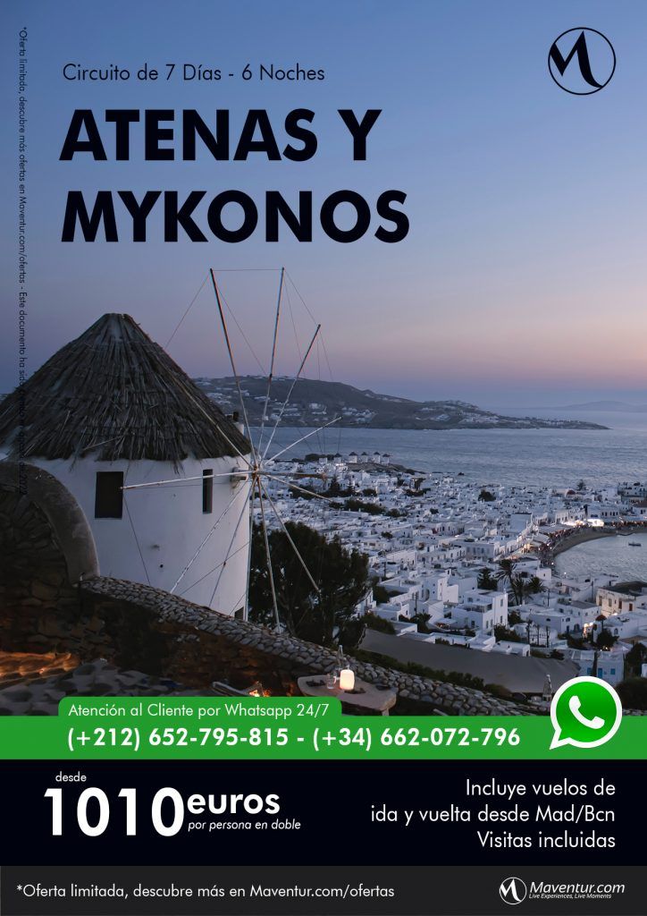 Atenas y mykonos 7 dias Maventur travel