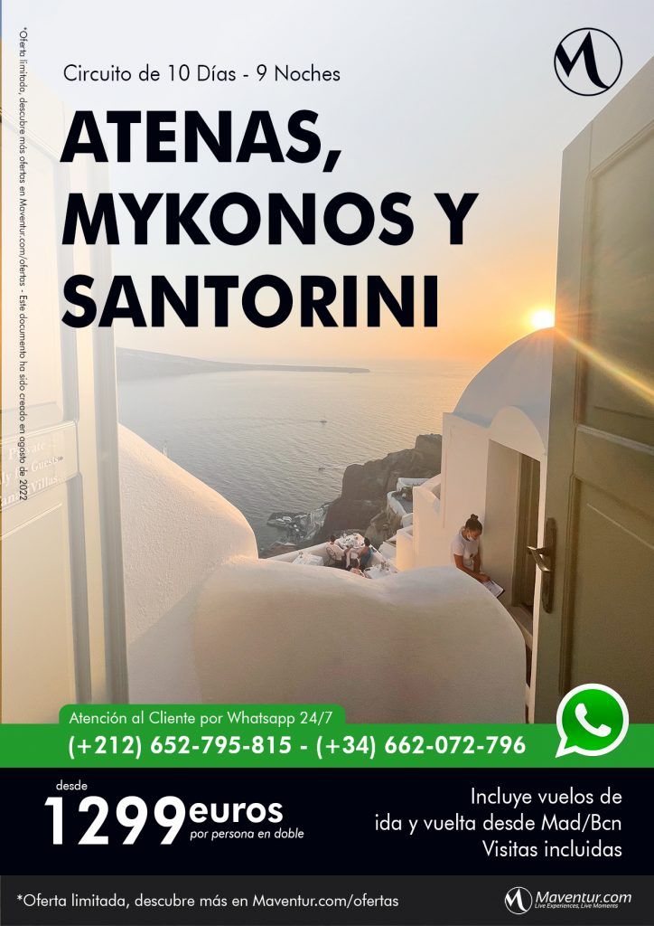 Atenas y mykonos satorini 10 dias maventur travel