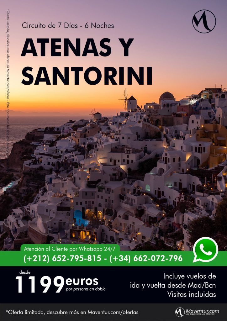 Atenas y santorini 7 dias maventur travel
