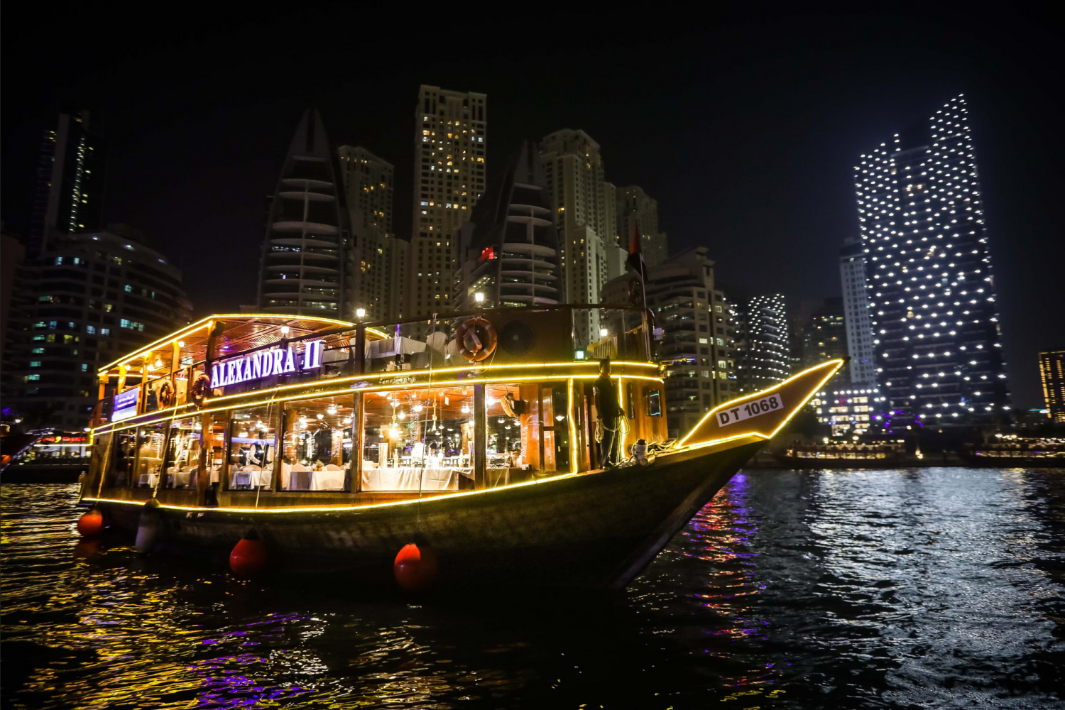 Dhow Dubai Marina Maventur Travel