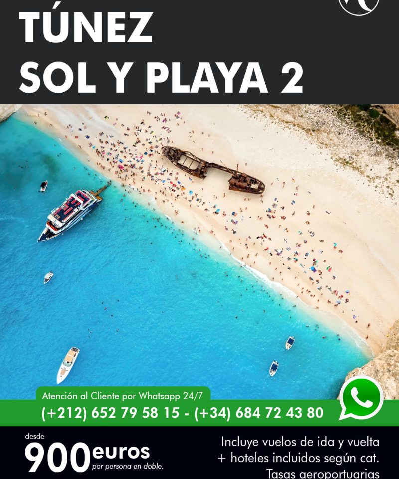 Túnez Sol y Playa 2 8 dias Maventur Travel Vuelos incluidos Madrid