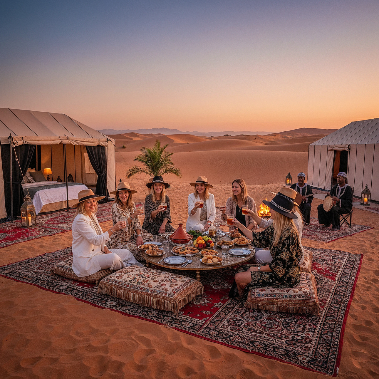 Grupo Mujeres Marruecos Desierto Maventur Travel