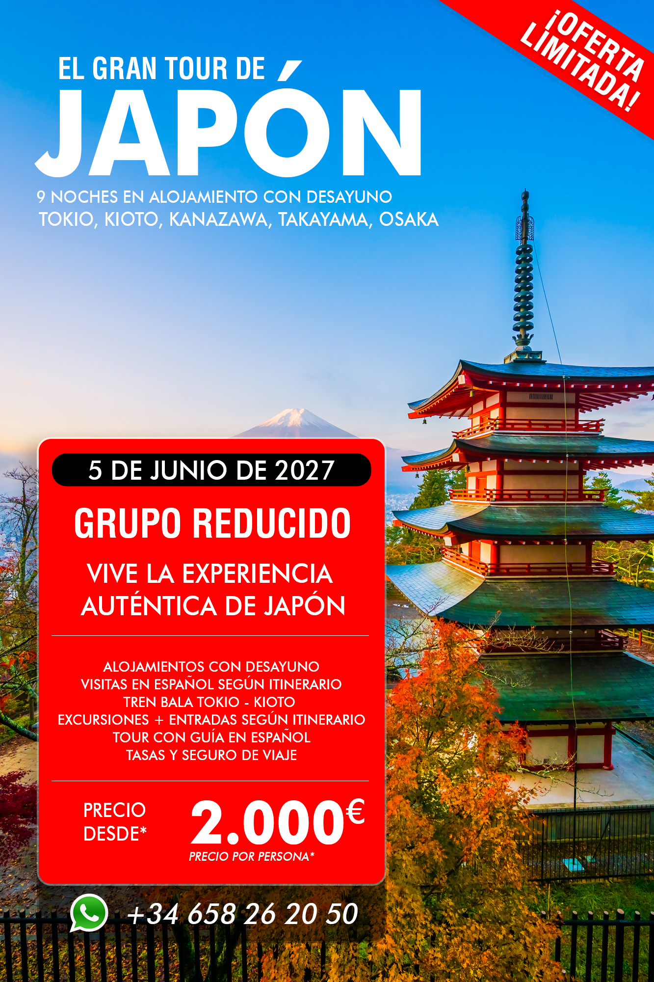 OFERTA JAPÓN 5 JUNIO 2027