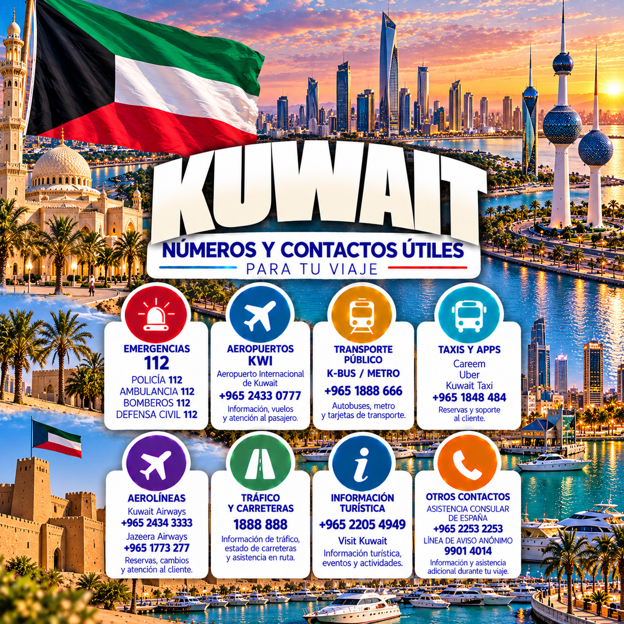 Números de Emergencia de Kuwait