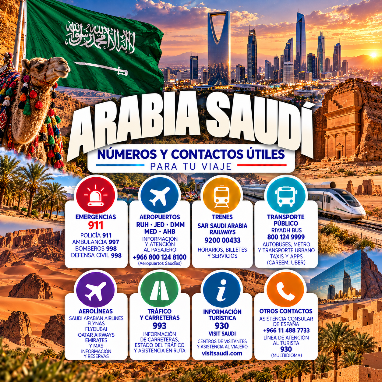 Números de Emergencia de Arabia Saudí